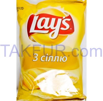 Чипсы Lay`s картофельные с солью 133г - Фото