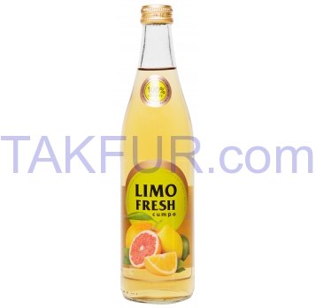 Напиток Limo Fresh Ситро безалкогольный сильногазирован 0,5л - Фото