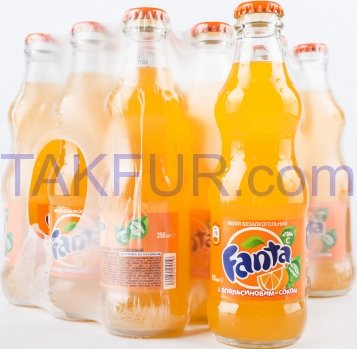 Напиток Fanta безалкогольный сильногазированый 250мл - Фото
