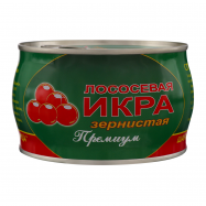 Икра лососевая Шаланда Премиум зернистая соленая 400г - Фото