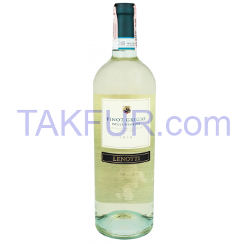 Вино Lenotti Pinot Grigio белое полусухое 12.5% 0.75л - Фото