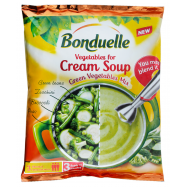 Овощи Bonduelle Green Vegetables Mix для крем-супа 400г - Фото