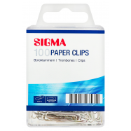 SIGMA СКРІПКИ 100 ШТ 32ММ СРІБ - Фото
