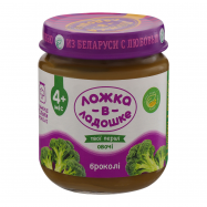 Пюре Ложка в ладошке Брокколи для детей от 4 месяцев 100г - Фото