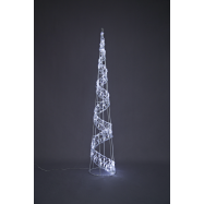 ДЕРЕВО КОНУС 120СМ 80LED БІЛЕ - Фото