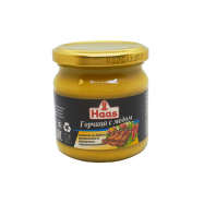 Горчица Haas с медом 215г - Фото