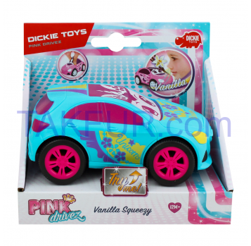 Машинка Dickie toys Pink drivez Vanilla Squeezy №3181000 1шт - Фото