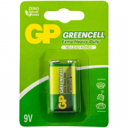 Батарейка GP Greencell 9.0V 6F22 1шт - Фото