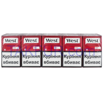 Сигареты West Original Blend Red 20шт/уп - Фото