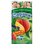 Сок Садочок мультивитаминный с мякотью 1.93л - Фото