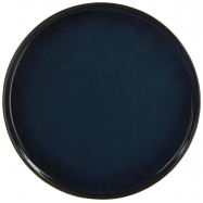 Тарілка блакитна 28см - Фото