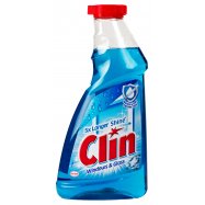 Средство для мытья стекла Clin Windows & Glass голубой 500мл - Фото