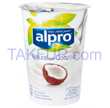 Alpro йогурт 500гр соя-кокос - Фото