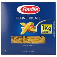 Макароны Barilla Penne Rigate из твер сорт пшеницы 1000г