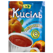 Кисель Эко с ароматом персика концентрат сухой 90г - Фото