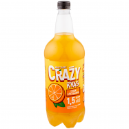 Квас Квас Тарас Crazy Kvas вкус апельсина хлебный 1,5л - Фото