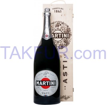 Вино игристое Martini Asti белое сладкое 7,5% 6л деревян кор - Фото