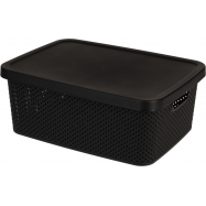 Коробка для зберігання речей з кришкою 280X385X155мм 13 л - Фото