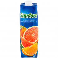 Нектар Sandora Апельсиново-грейпфрутовый 1л тетра - Фото