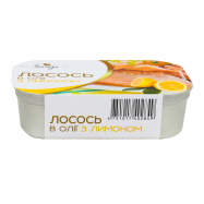Лосось Banga в растительном масле с ароматом лимона 120г - Фото