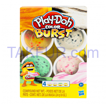 Набор для творчества Play-Doh Color Burst №E6966 д/дет 1шт - Фото