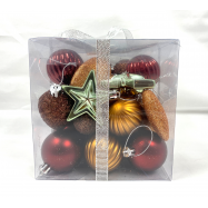 TAR.HOUSE НАБІРИ ПРИКРАС НА ЯЛИН 30 ШТ : NELLA FORESTA-NF - Фото