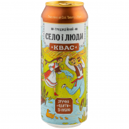 СЕЛО І ЛЮДИ КВАС  0,5 Ж/Б - Фото