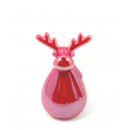 TH NY ФІГ.ДЕК КЕРАМ ОЛЕНЬ 17СМ : ЧЕРВОНИЙ - Фото