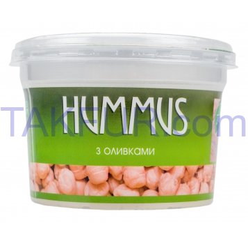 Хумус Yofi с оливками закуска из нута 250г - Фото