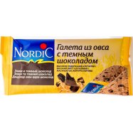 Галеты Nordic из овса с темным шоколадом 30г