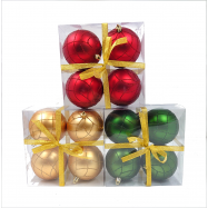 TAR.HOUSE НАБІР КУЛЬ 4 ШТ 80 ММ : СВІТЛО-ЗЕЛЕНИЙ - Фото