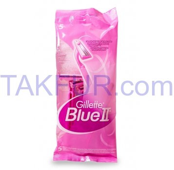 Бритва Gillette Blue II одноразовая для женщин 5шт - Фото