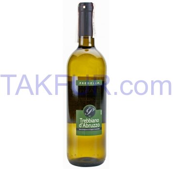 Вино Predella Trebbiano d`Abruzzo сухое белое 12% 0,75л - Фото