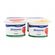 Йогурт Живинка Клубника 1.2% 4*115г/уп - Фото