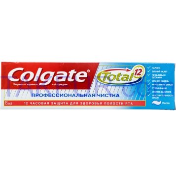 Зубная паста Colgate Total 12 Профессиональная Чистка 75мл - Фото