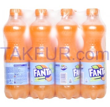 Напиток Fanta Мандарин безалкогольн сильногазированный 500мл - Фото