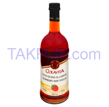 Винный уксус Colavita красный с ароматом малины 500мл - Фото