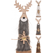 ФІГУРА ОЛЕНЬ В ХУТРІ - Фото