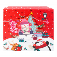 Коробка Happycom №XBХЕL8817 картонная складн 20*20*9.5см 1шт - Фото