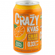 ТАРАС КВАС  CRAZY 0,33 Ж/Б - Фото