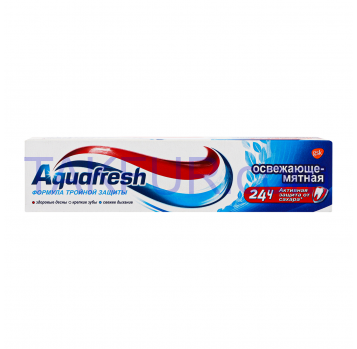 Паста зубная Aquafresh Освежающе-мятная 50мл - Фото