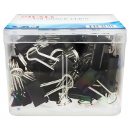 SIGMA БІНДЕР 19 ММ 80ШТ ЧОР - Фото