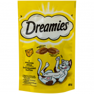 Корм Dreamies с сыром для взрослых кошек и котят 60г - Фото