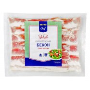Бекон Metro Chef тонкая нарезка сырокопченый высш сорт 150г - Фото