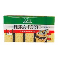 Губки Domi Fibra Forte кухонные 5шт - Фото