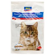 Корм для взрослых котов Aro полнорацион сухой мясной 400г - Фото