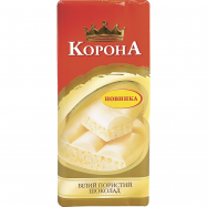 Шоколад Корона Белый пористый 90г - Фото