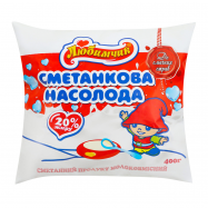Продукт сметанный Любимчик Сметанное наслаждение 20% 400г - Фото