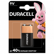 Элемент питания Duracell щелочной 9V 1шт - Фото
