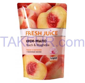 Крем-мыло Fresh Juice Персик и магнолия 460мл - Фото